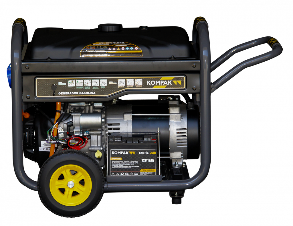 KOMPAK Dual Fuel Gas Benzin 10kVA Stromaggregat 230V/400V