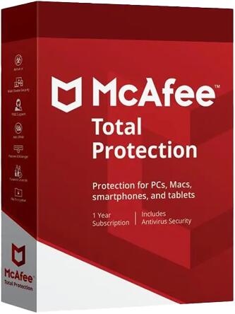 McAfee Total Protection (3 Device - 1 Year) ESD